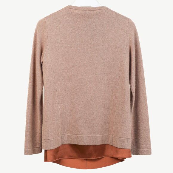 Brunello Cucinelli Light Brown Cashmere Silk-Tank Sweater Set - Picture 2 of 10